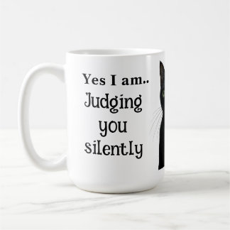 Funny Black Cat Ceramic Mugg