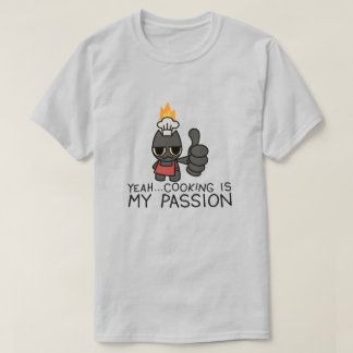 Funny Black Cat Cooking T-Shirt – Cute Chef Cat Me