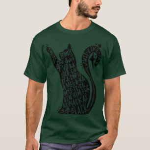 Funny Black Cat Lover Cat Mamma Cat Pappa Boo Crew T Shirt