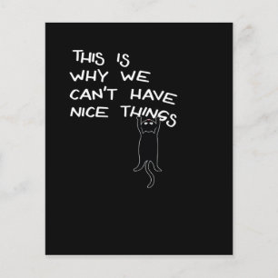 Funny Black Cat Say   Cute Gift   Familj Älskare