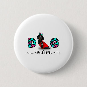 Funny Black Dachshund Tattoo I Kärlek You Hund Le Knapp