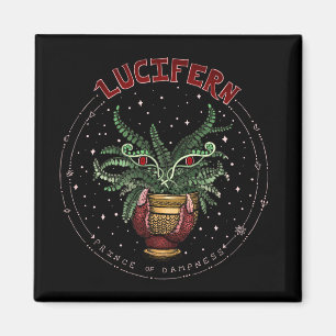 Funny Black Evil Plant Halloween fest Decor Magnet