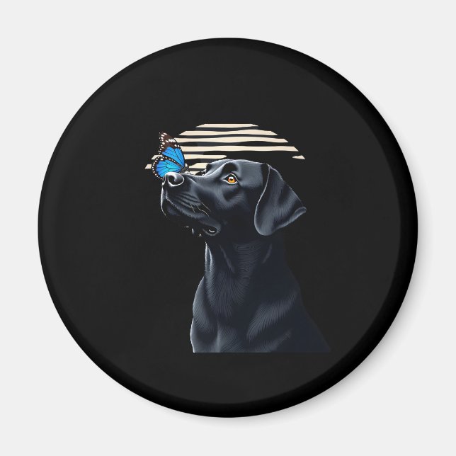 Funny Black Labrador Retriever Lab Dog Owner Pet A Magnet (Framsidan)