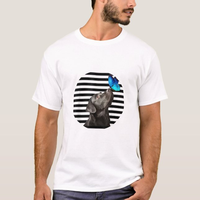 Funny Black Labrador Retriever Lab Dog Owner Pet A T Shirt (Framsida)