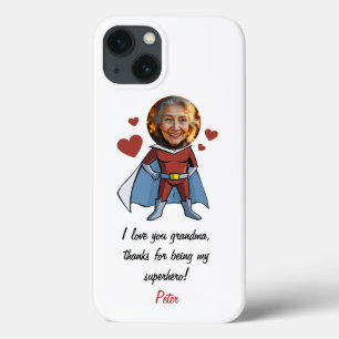Funny Black & Maroon Tecknad Superthema Grandma