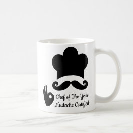 Funny Black Mustache Anpassningsbar Text Namn Hat Kaffemugg