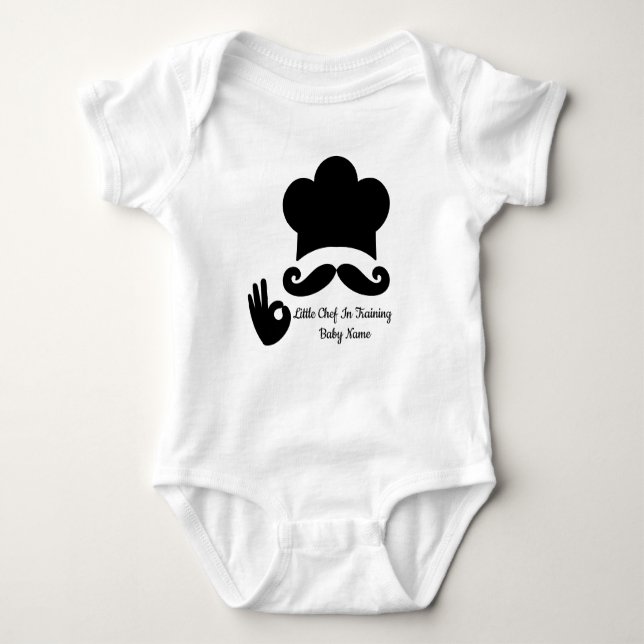 Funny Black Mustache Anpassningsbar Text Namn Hat  T Shirt (Framsida)