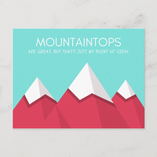 Funny bläck och Aqua Vykort (Framsida)