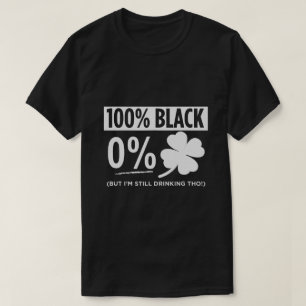Funny Black People St patricks day Irish Shamrock T Shirt