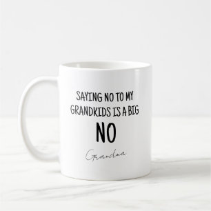 Funny Black & White Grandma Say Kaffemugg