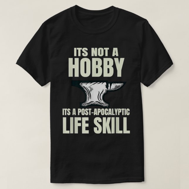 Funny Blacksmith Blacksmithing Forge Forging Anvil T Shirt (Design framsida)
