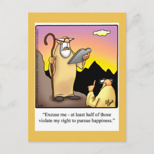 Funny Blessings & Faith Humor vykort