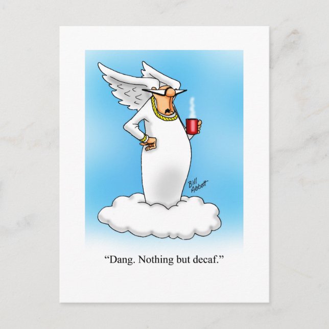 Funny Blessings & Faith Humor vykort (Framsida)