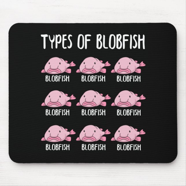 Funny Blobfish Gift Girls Boys Underwater Blobfish Musmatta (Framsidan)