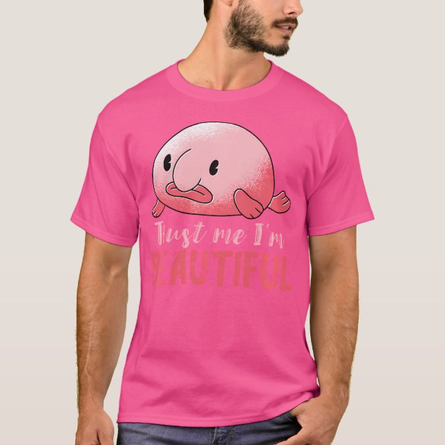 Funny Blobfish Trust Me Grumpy Ansikte Blobfish Äl T Shirt (Framsida)