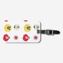 Funny Blommigt Cat Ansikte