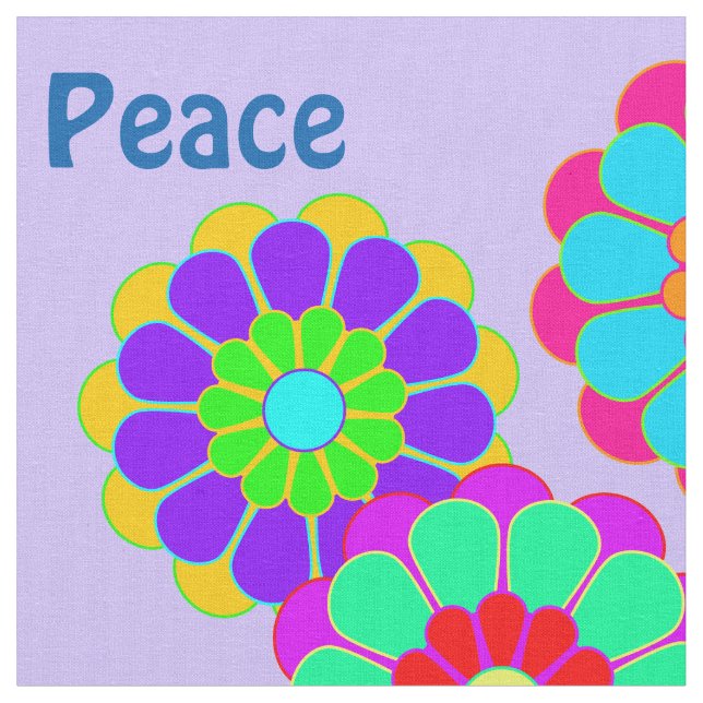 Funny BlomströmsBloom I II III + din idé Tyg (Närbild)