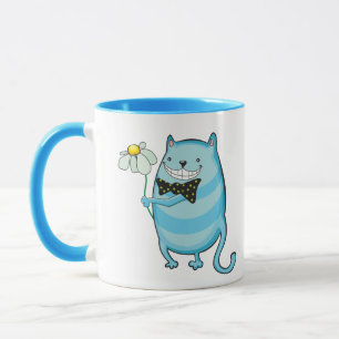 Funny Blue Cat Mugg