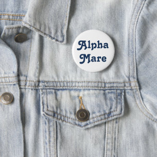 Funny Blue Equestrian Horse Rider Alpha Mare Knapp