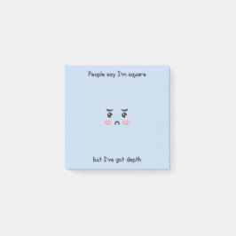 Funny Blue Post-it Notes