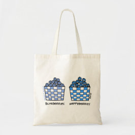 Funny Bluebär Tecknad Art Livsmedel Tote Jumbo Tygkasse