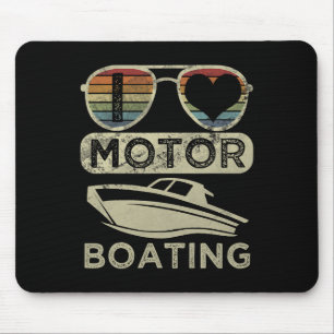Funny Boater Citote I Kärlek Motor Boating Motorbo Musmatta