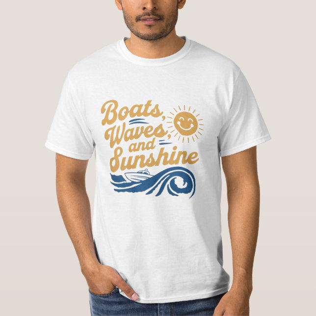 Funny Boating T-Shirts for Sailors and Captains (Framsida)