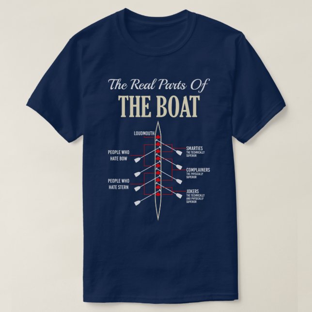 Funny Boating TShirt Roring Paddlers Shir T Shirt (Design framsida)
