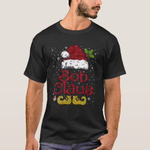 Funny Bob Claus Matching Family jultomte T Shirt