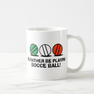 Funny Bocce Boll Kaffemugg