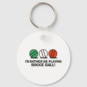 Funny Bocce Boll Nyckelring