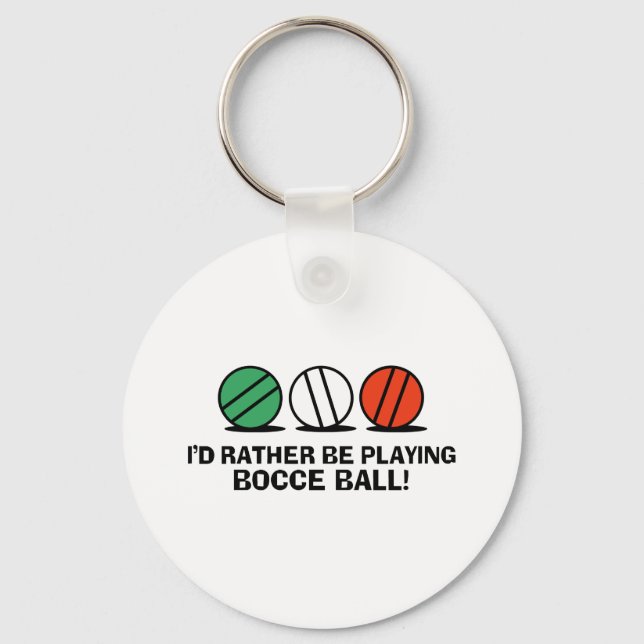 Funny Bocce Boll Nyckelring (Framsida)