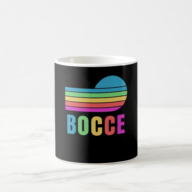 Funny Bocce Bollar Player-Boules Team Kaffemugg (Center)