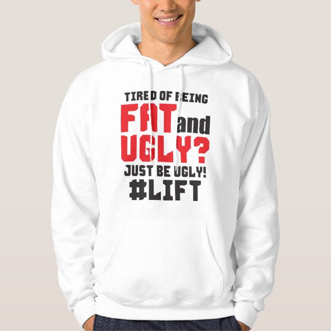 Funny Bodybuilding Gym Sweatshirt (Framsida)