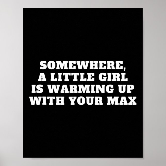 Funny Bodybuilding Say Weightlift Quote Poster (Framsidan)