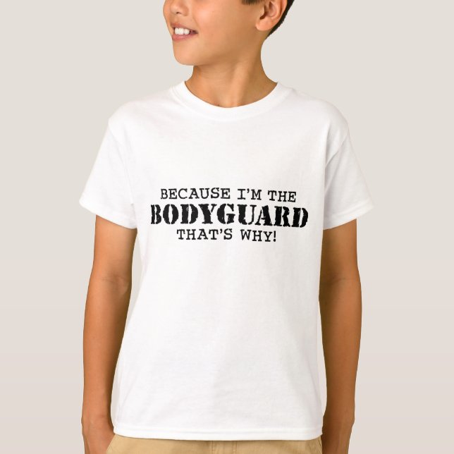 Funny Bodyvakt Tee Shirt (Framsida)