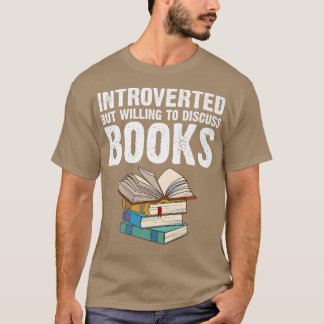 Funny Bok Älskare är ett För manar kvinnobibliotek T Shirt