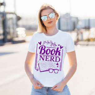 Funny Bok Älskare Bok Nerd T Shirt