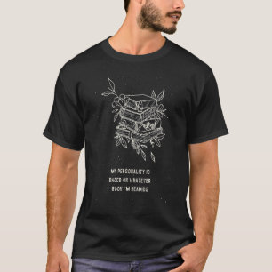 Funny Bok Älskare Bookish Fiction Librarian Engels T Shirt