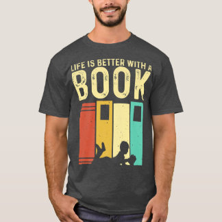 Funny Bok Älskare Design Manar Women Reading Reade T Shirt