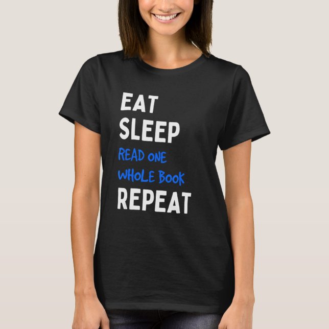 Funny Bok Älskare Meme for Bookworms & Abibliofobi T Shirt (Framsida)