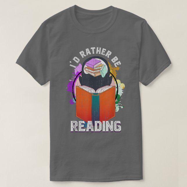 Funny Bok Reading Bibliophile Bok Nerd Bookworm T Shirt (Design framsida)
