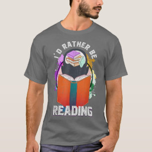 Funny Bok Reading Bibliophile Bok Nerd Bookworm T Shirt
