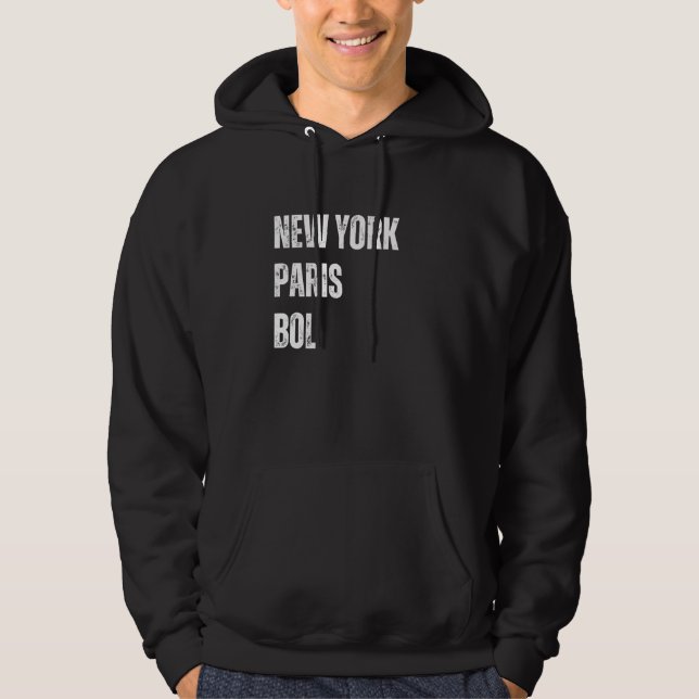 Funny Bol Kroatien Hoodie (Framsida)