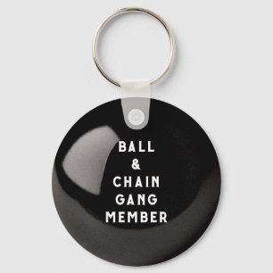 Funny Boll & Chain Nyckelring