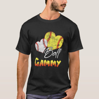 Funny Boll Gammy Softball Baseball-gåvor T Shirt