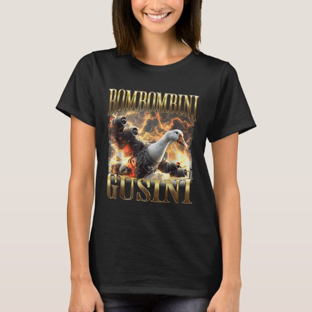Funny Bombombini Guzzini - Italienska Brainrot Mem T Shirt (Framsida)