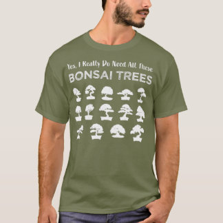 Funny Bonsai Träd Care Penjing Gift T Shirt