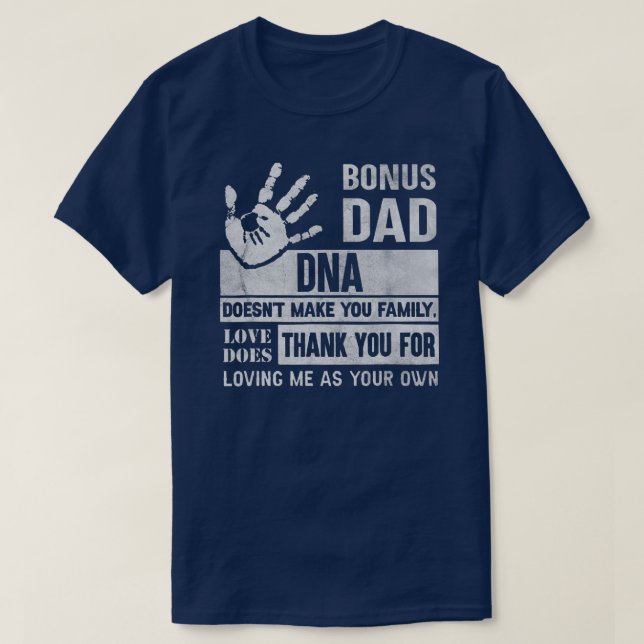 Funny Bonus Dad Father's Day Step Dad Gift For T Shirt (Design framsida)