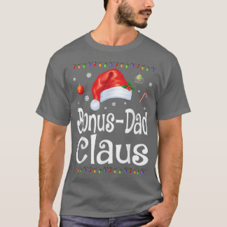 Funny Bonus Pappa Claus jul Pajamas Santa Gif T Shirt